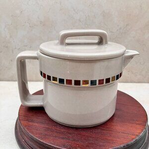 Vintage Aramis Porcelain Geometric Creamer And Lid Mikasa 1960-1970's